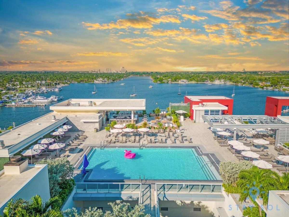 Best Stay - Rooftop Pool - Hollywood Beach Board - Walk Exterior foto