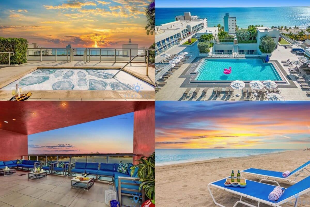 Best Stay - Rooftop Pool - Hollywood Beach Board - Walk Exterior foto